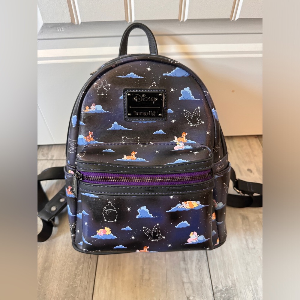 Loungefly Dream Cloud Disney Mini Backpack Bambi Pooh Lady Dumbo